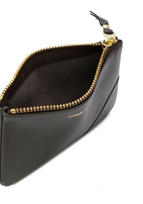 pouch zip classic line unisex marrone COMME DES GARÇONS WALLET | SA8100801